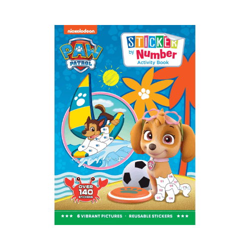 Paw Patrol Sticker by Numbers Book – PoundFun™