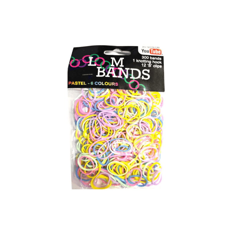 NEW Mixed Pastel Rainbow Loom Bands Review / Overview (from