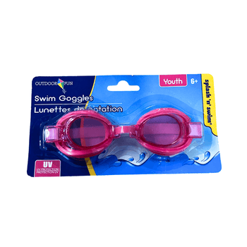 Kids Pink Swimming Goggles