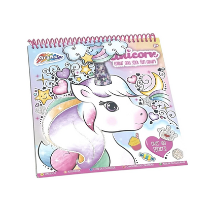 Unicorn Colour and Stick Fun Album