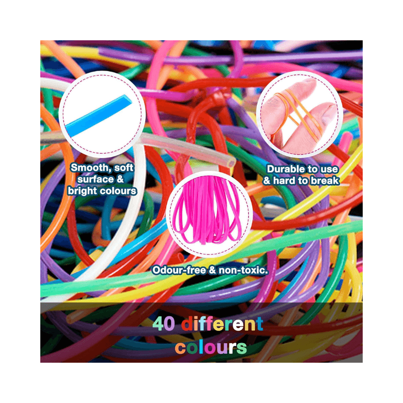 40 Coloured Scoobies Play String