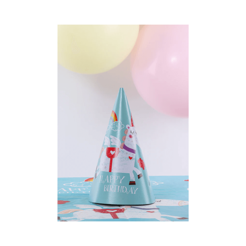 12 Unicorn Party Hats