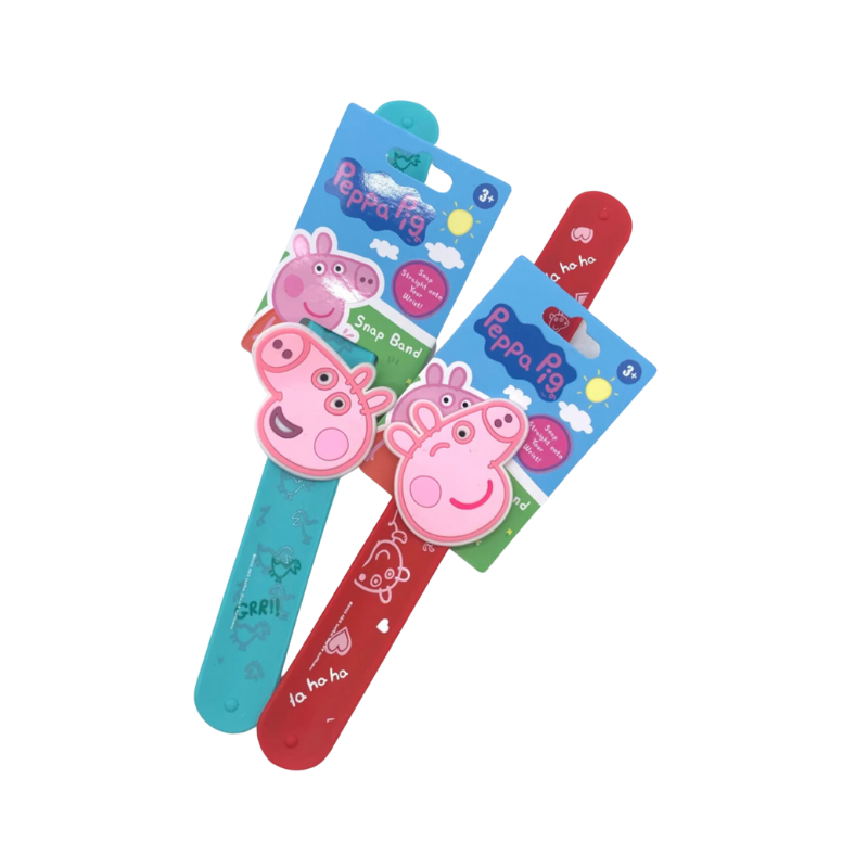 Peppa Pig Silicone Snap Band with George