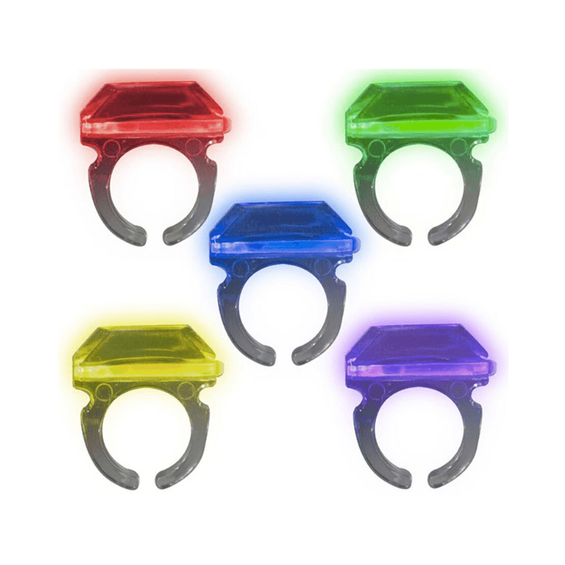 6 Glow In The Dark Rings