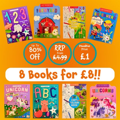 Ultimate Fun Books Bundle - 8 Books For £8