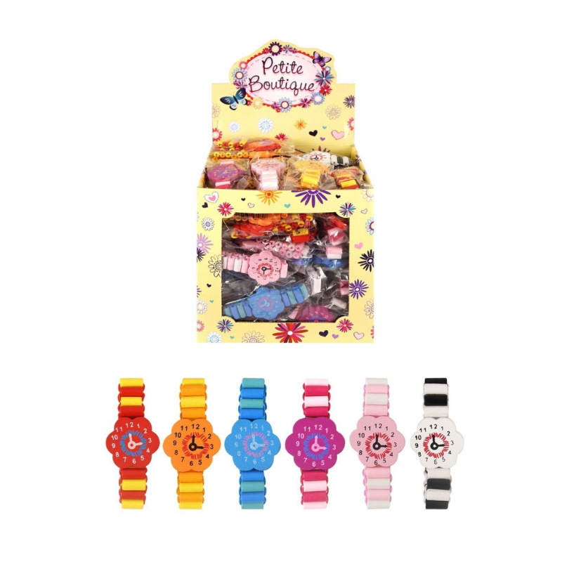 Colourful Wooden Watch Bracelet for Children