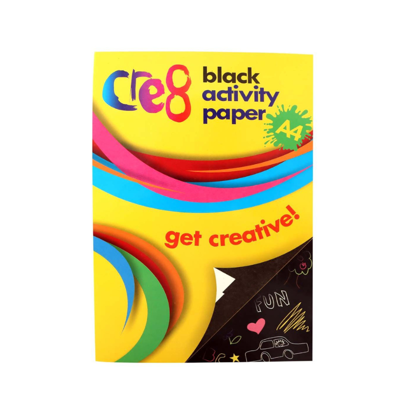 A4 Black Activity Paper