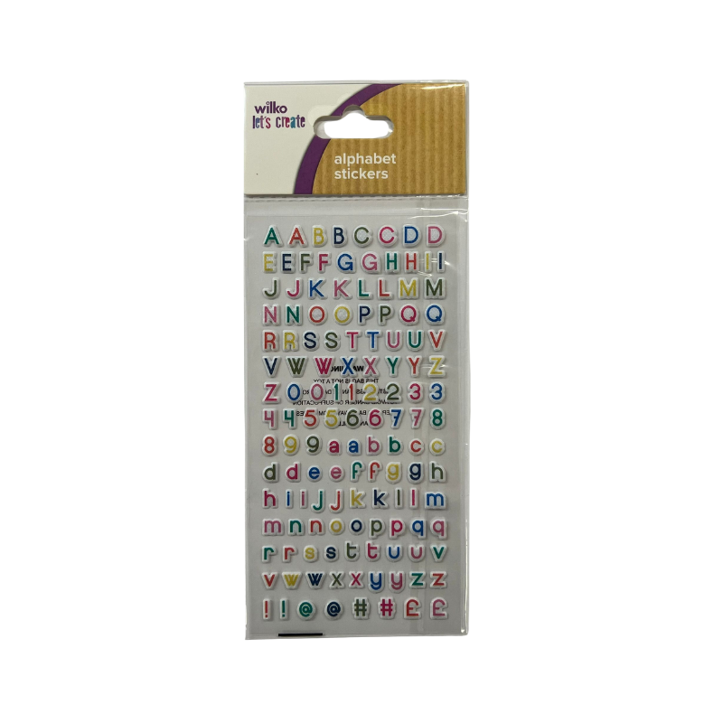 Alphabet Stickers