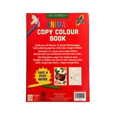 Animal Copy Colour Book