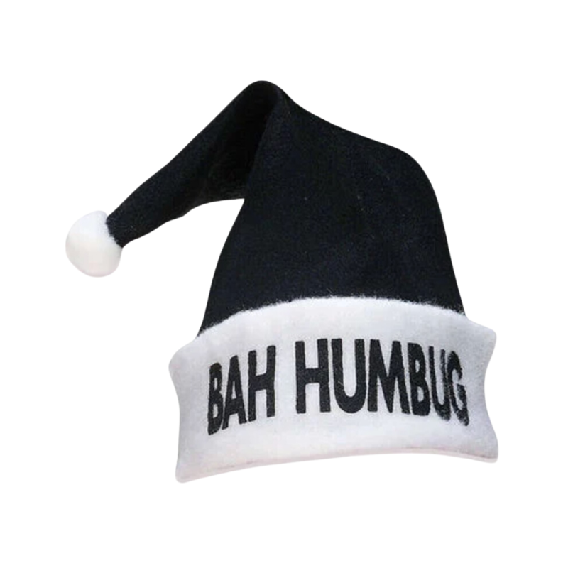 Bah-Humbug Hat With Bobble