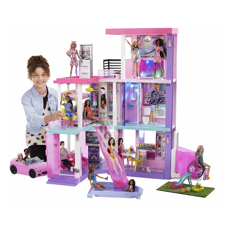 Barbie 60th Celebration DreamHouse Play Set with Exclusive Extras 100+ Pieces