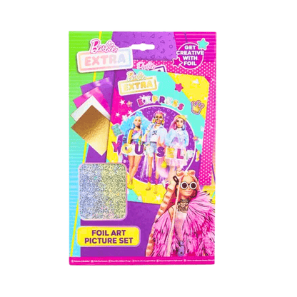 Barbie Extra Foil Art Picture Set