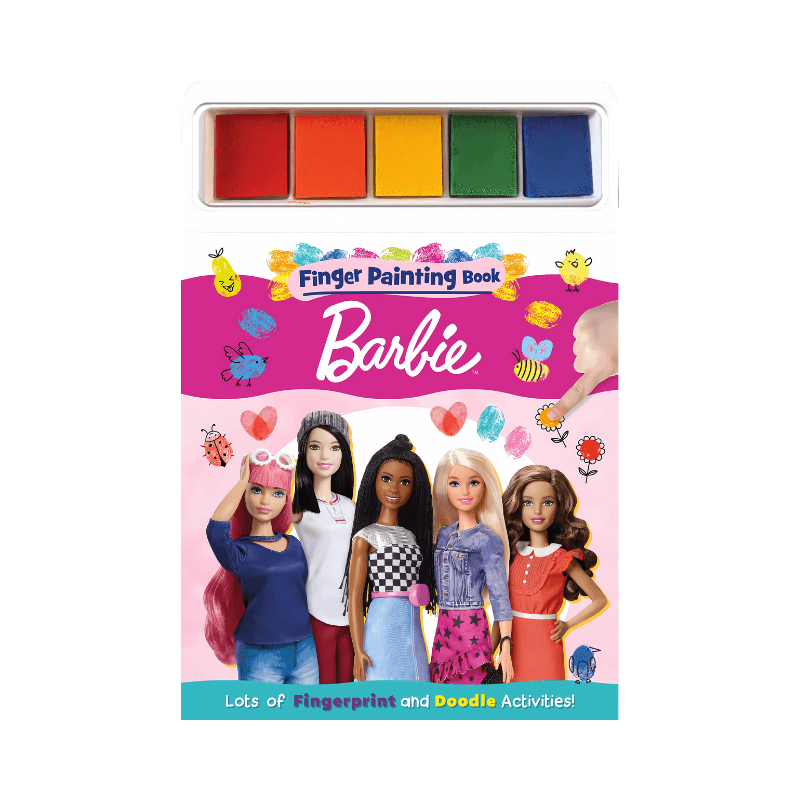 Barbie Finger Painting Book