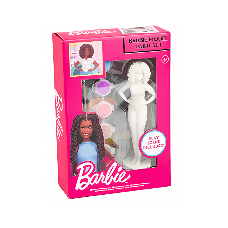 Barbie Paint Your Own Set - Curly Hair