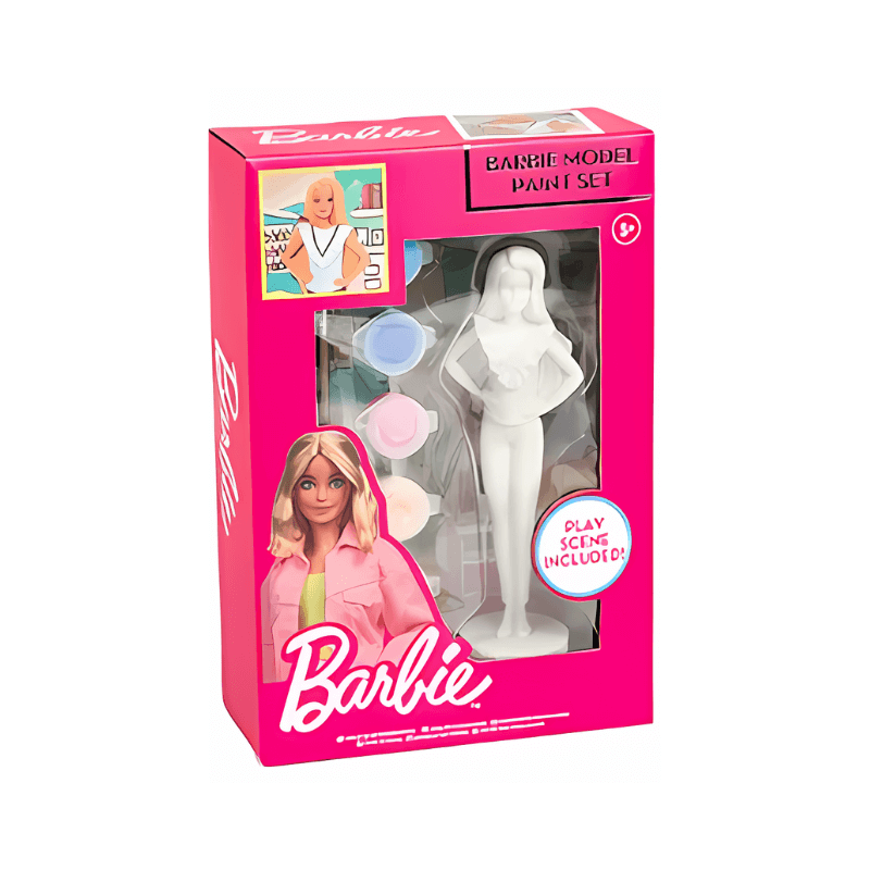 Barbie Paint Your Own Set - Straight Hair