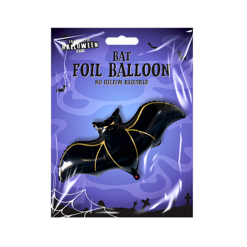 Bat Halloween Foil Balloon