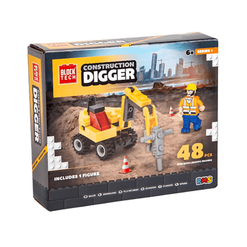 Block Tech Construction Digger Set