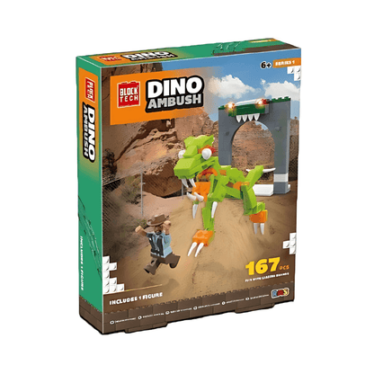 Block Tech Dino Ambush 167pcs