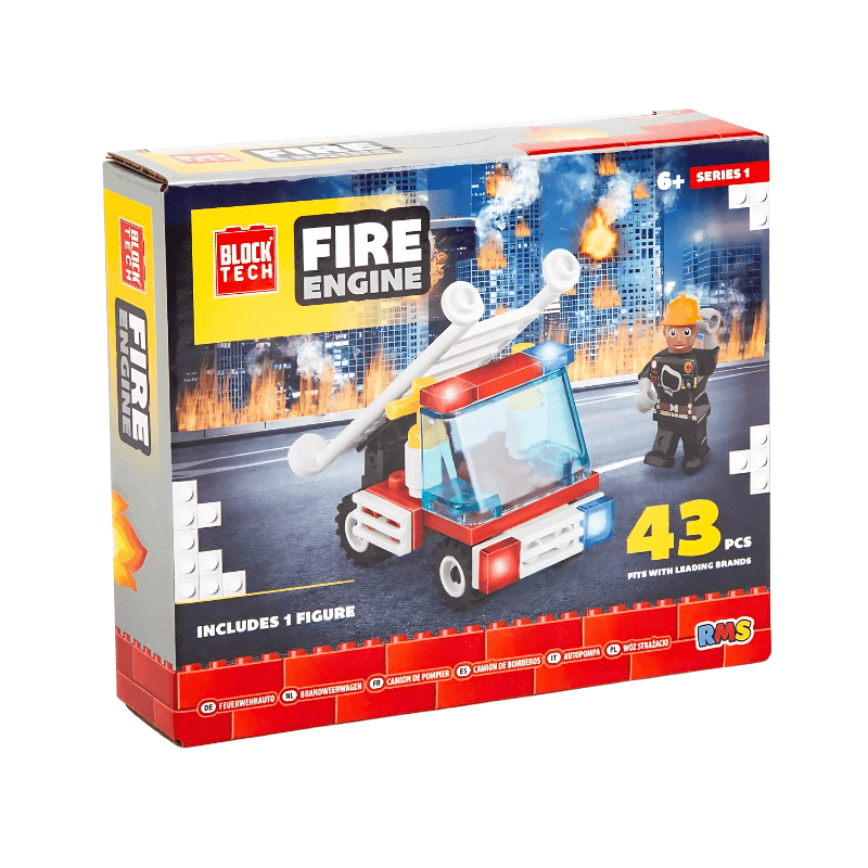 Block Tech Fire Engine Set