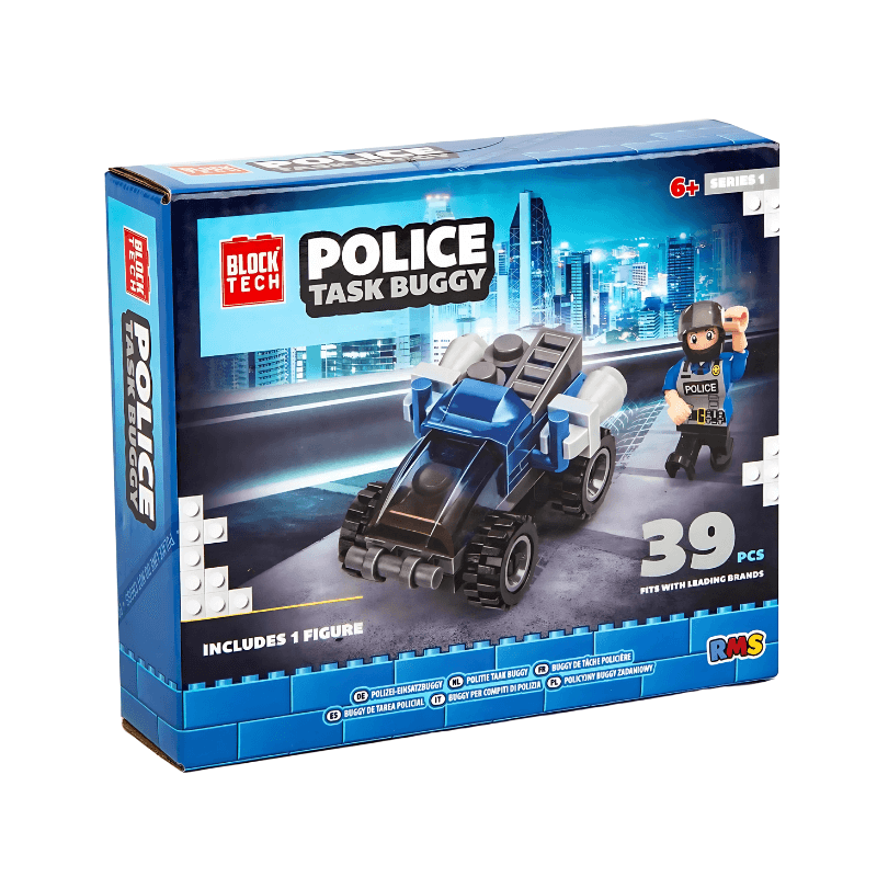 Block Tech Police Task Buggy Set