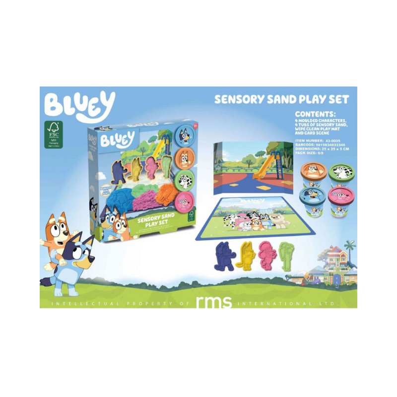 Bluey Sensory Sand Play Set