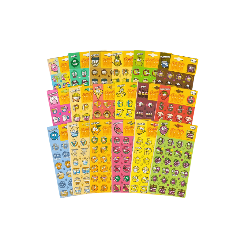 Bubblegum Scratch & Sniff Sticker Sheet