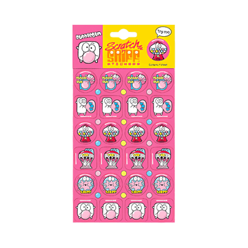 Bubblegum Scratch & Sniff Sticker Sheet