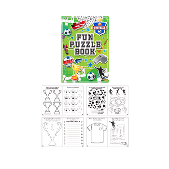 Football Fun Puzzle Book