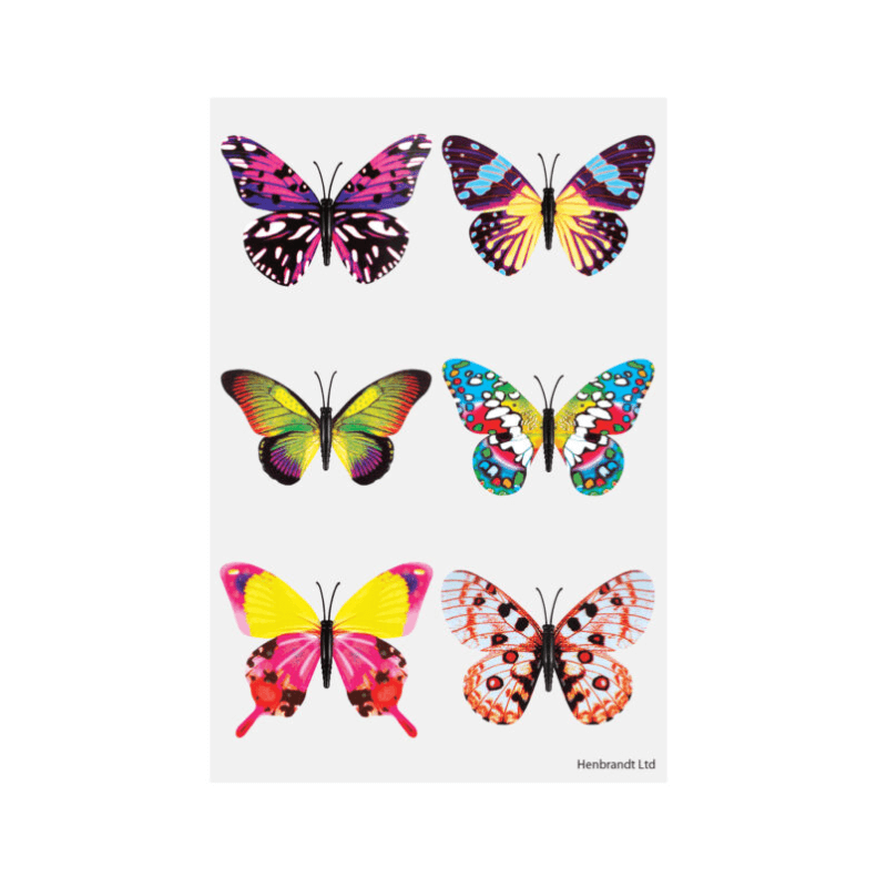 Butterfly Temporary Tattoos