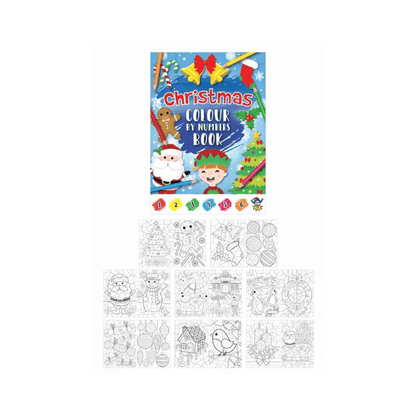 Christmas Colour By Numbers Book