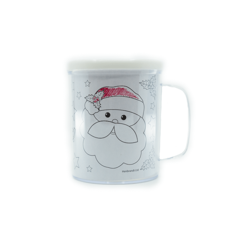 Christmas Colouring MugChristmas Colouring Mug