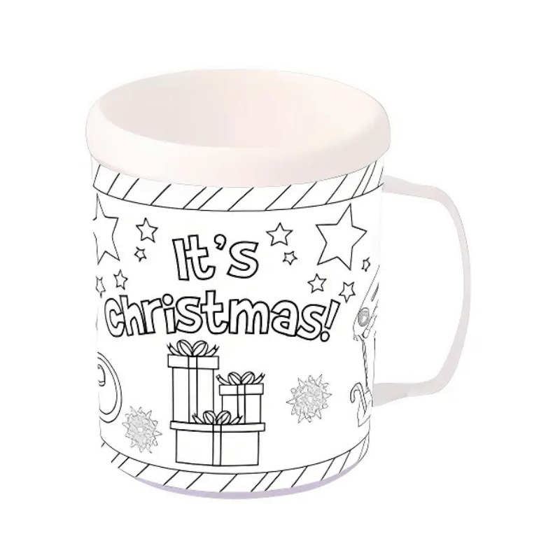 Christmas Colouring Mug