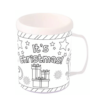 Christmas Colouring Mug