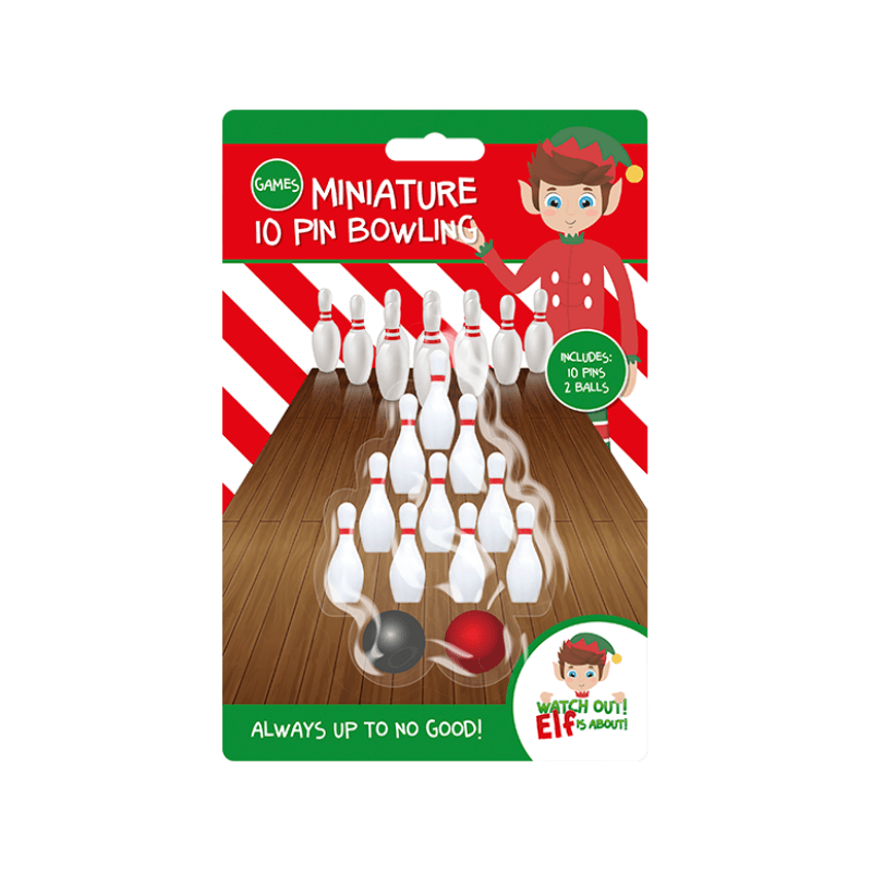  Christmas Miniature 10 Pin Bowling