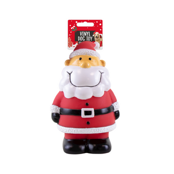 Christmas Santa Squeaking Dog Toy