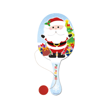 Christmas Paddle Bat & Ball