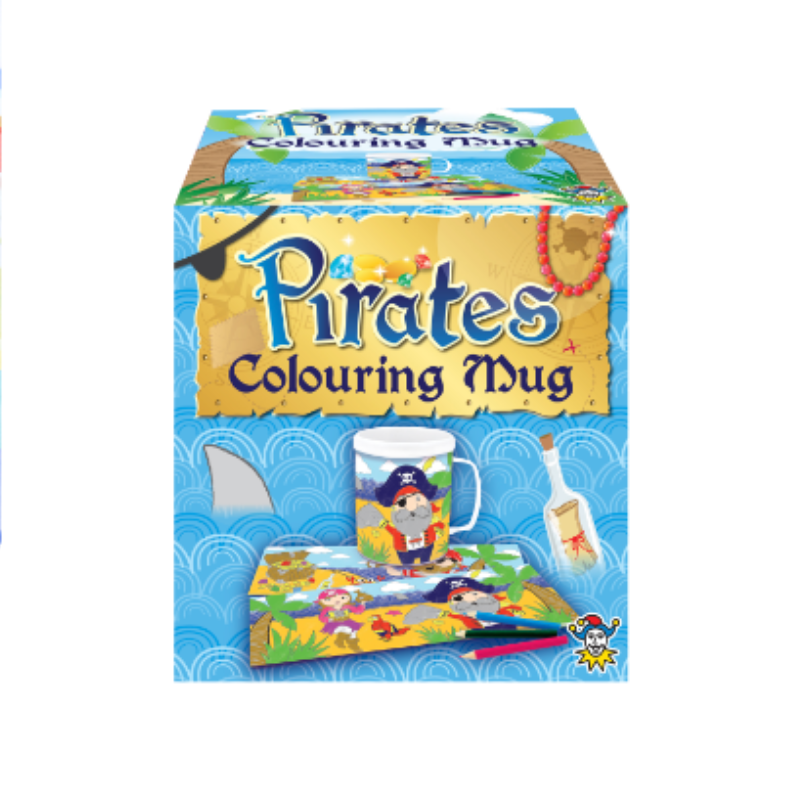 Colour Your Own Pirate Mug