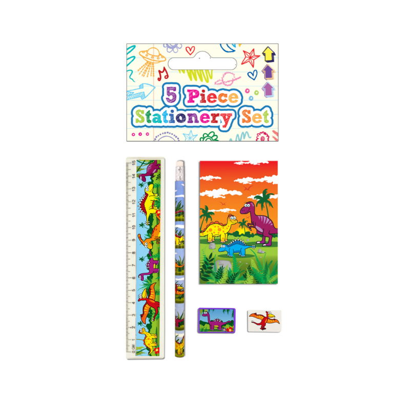 Dino Stationery Set