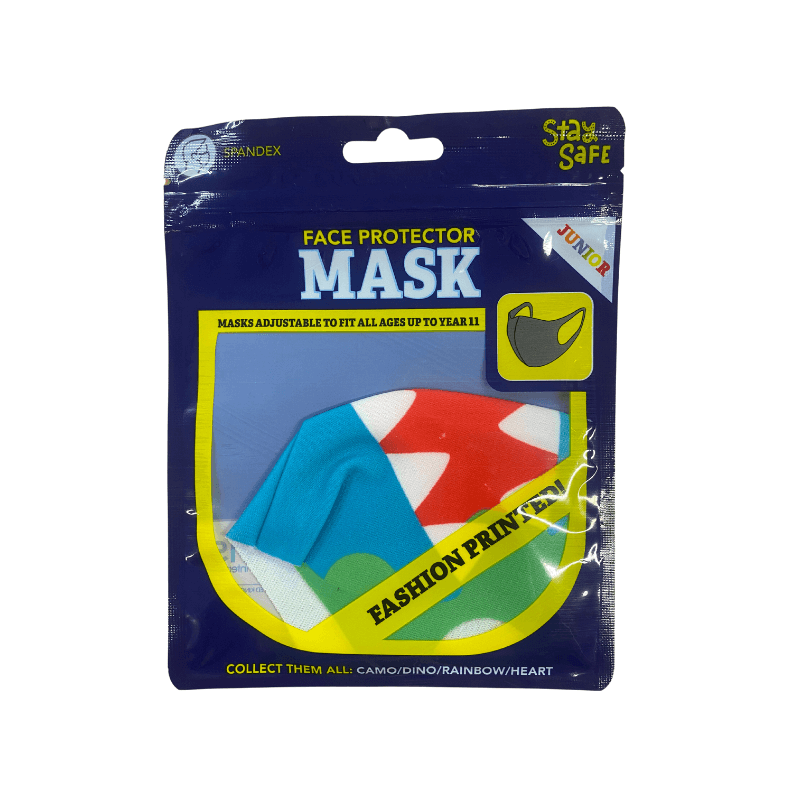 Junior Face Mask Protector Dinosaur