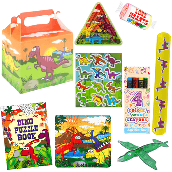 Dinosaur Theme Pre-Filled Party Boxes