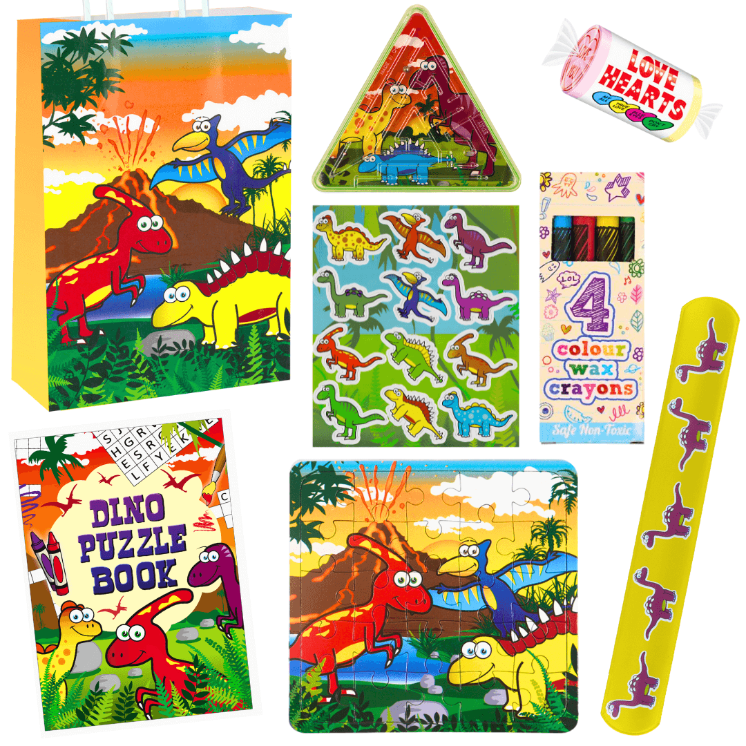 Dinosaur Theme Pre-Filled Party Bags