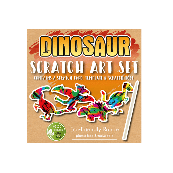 Dinosaur Scratch Art Pad – PoundFun™