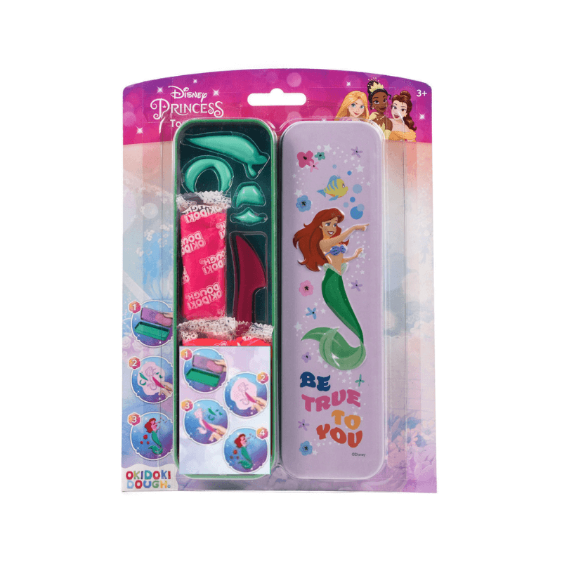 Disney Princess Dough Tin With Ariel Mould & Accessories