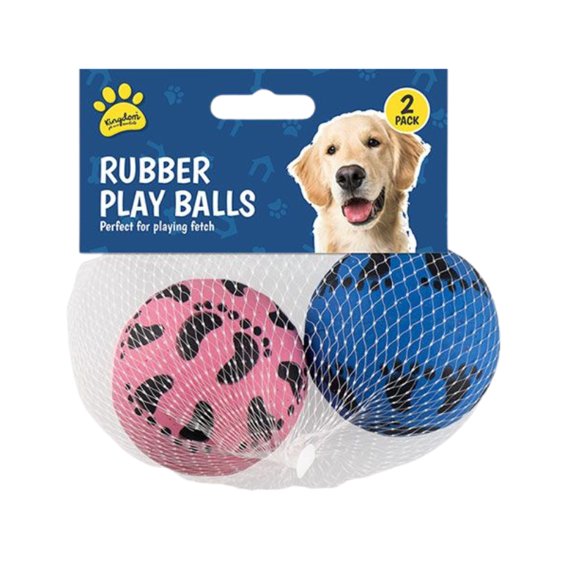 Dog Rubber Play Balls