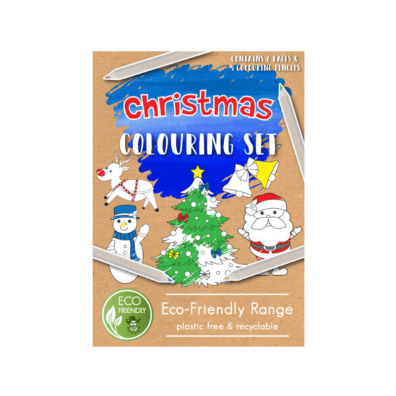 Eco-Friendly Christmas Colouring Set