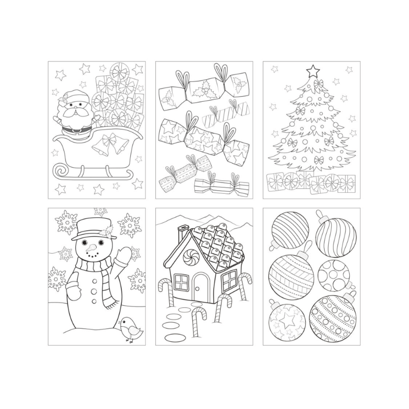 Eco-Friendly Christmas Colouring Set