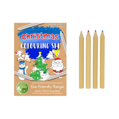 Eco-Friendly Christmas Colouring Set