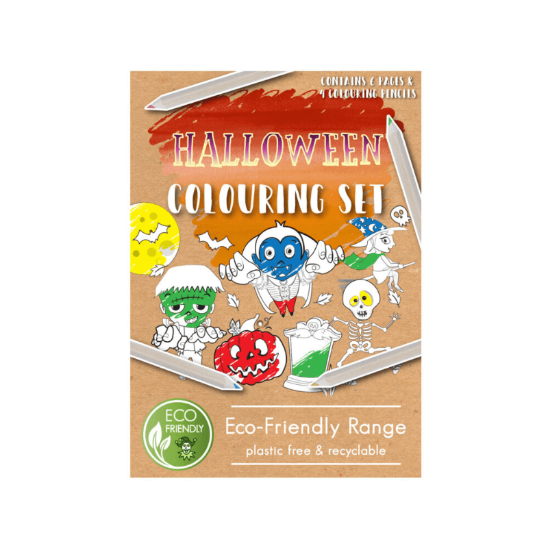 Eco-Friendly Halloween Colouring Set