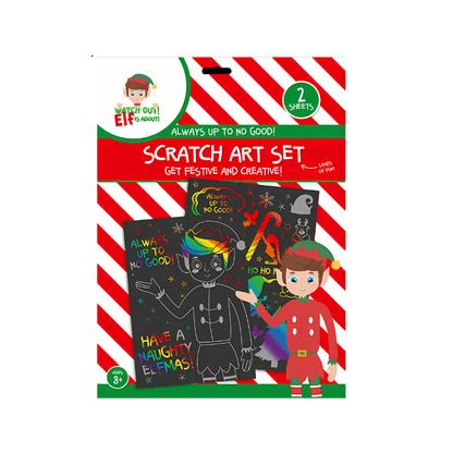 Elf Scratch Art Set