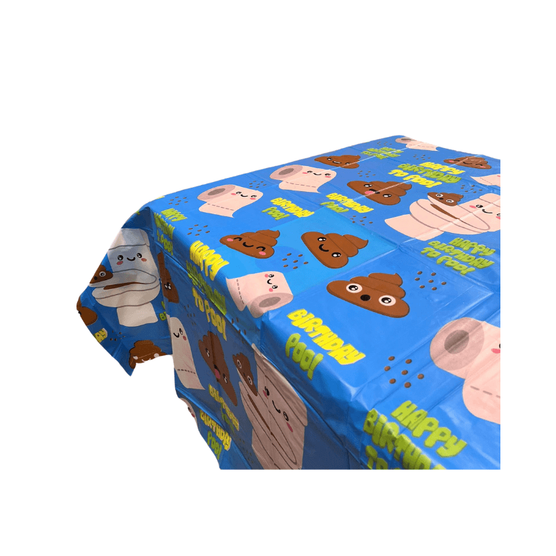 Emoji Poo Birthday Party Table Cloth